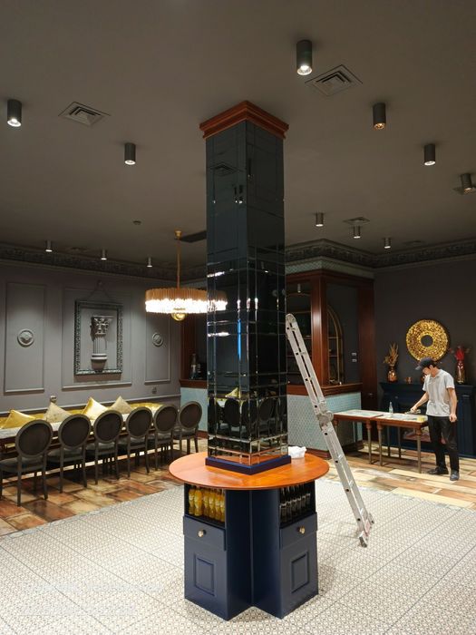 Декоративные зеркала. Ромбик