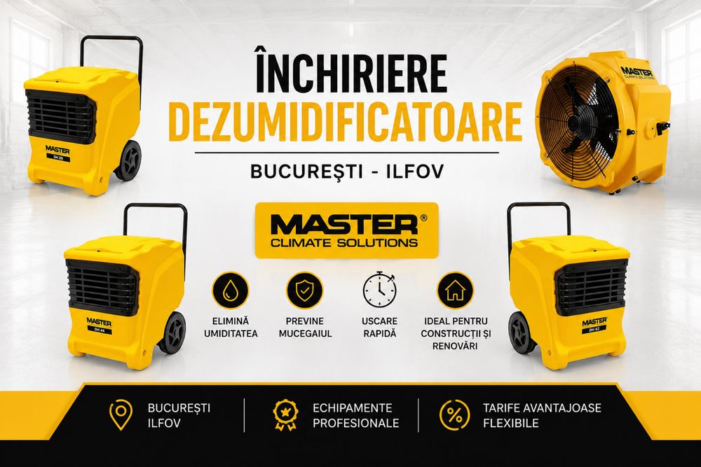 Inchiriez Dezumidificatoare Profesionale MASTER Bucuresti Ilfov