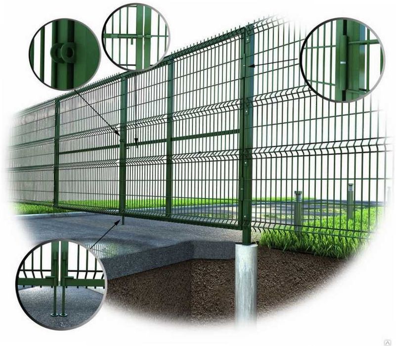 Ограждения заборы сетка панели