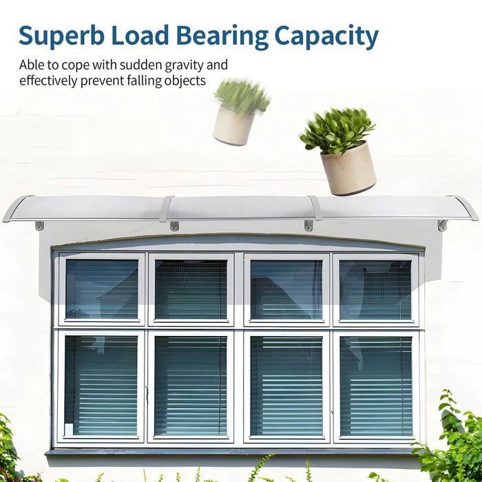 Поликарбонатен навес, тента 296/90см