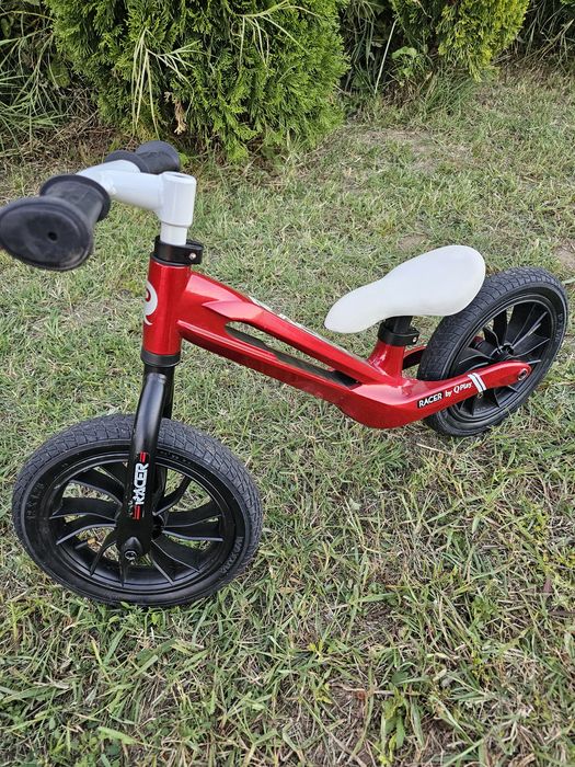 Bicicletă de echilibru copii QPlay Racer 12" – roșie