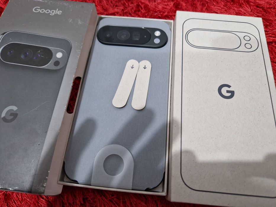-Google Pixel 10Pro XL Nou 256Gb 16Ram Bat: 100% 0 cicluri incarcare nefolosit Black cutia completa-sigilata husa, accesorii sigilate
