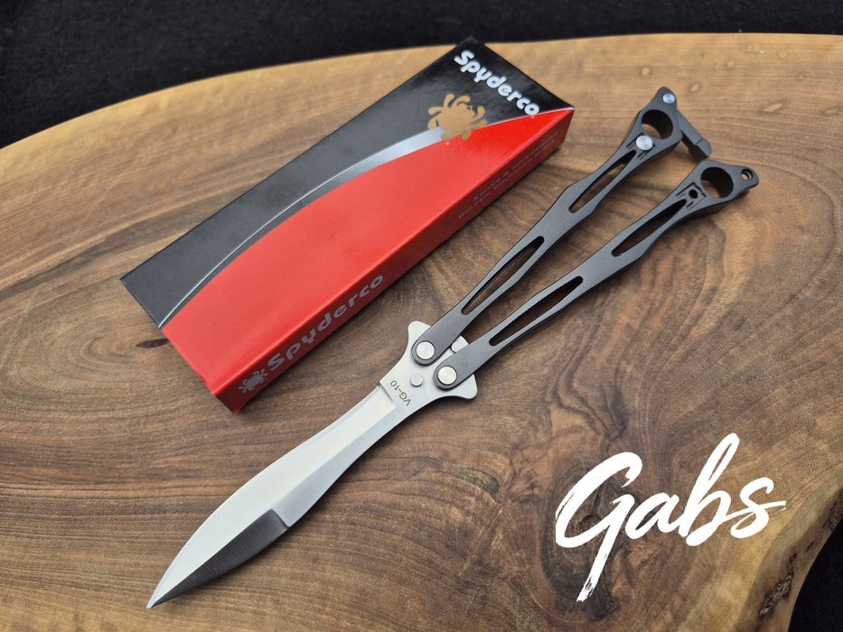 Сгъваем нож пеперуда Spyderco SpyderFly Butterfly B01P