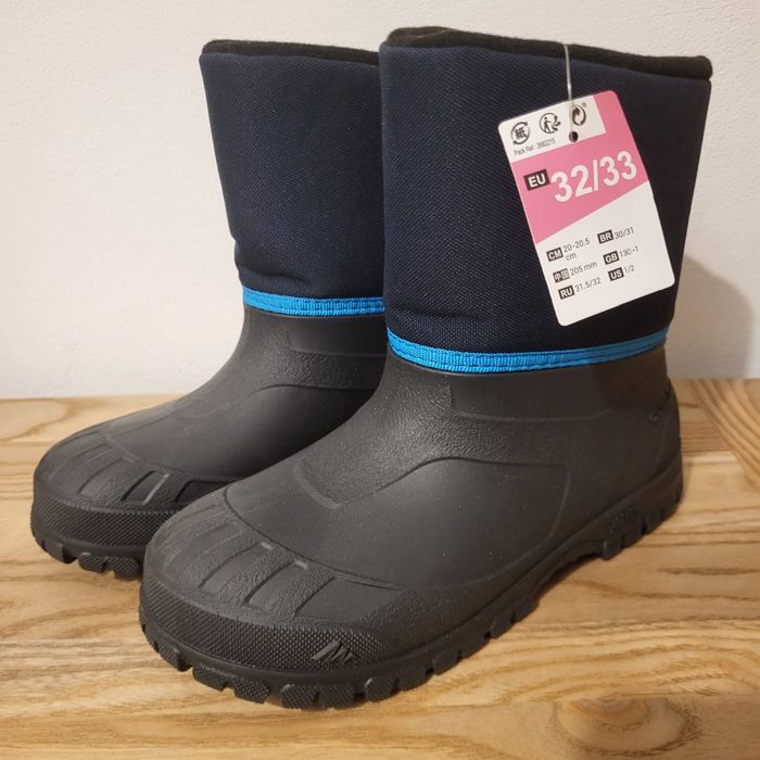 Cizme noi calduroase impermeabile zapada nr. 32-33, 20-20.5 cm Quechua