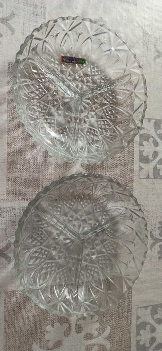 Менажницы стеклянные