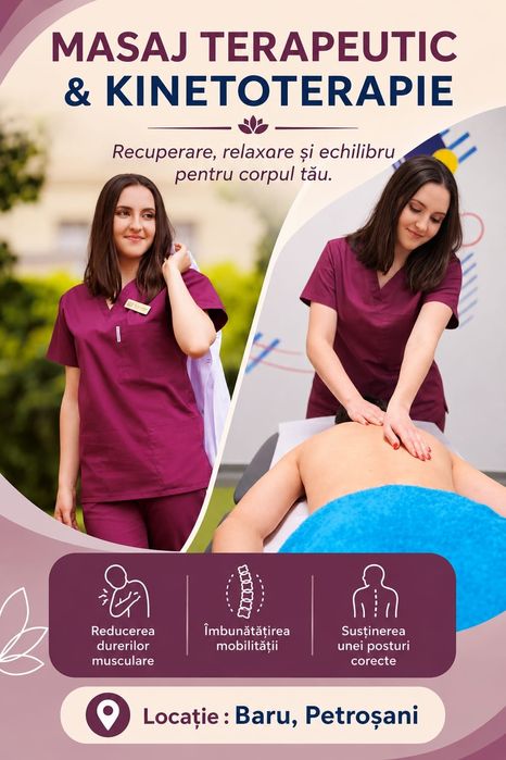 Masaj terapeutic si kinetoterapie