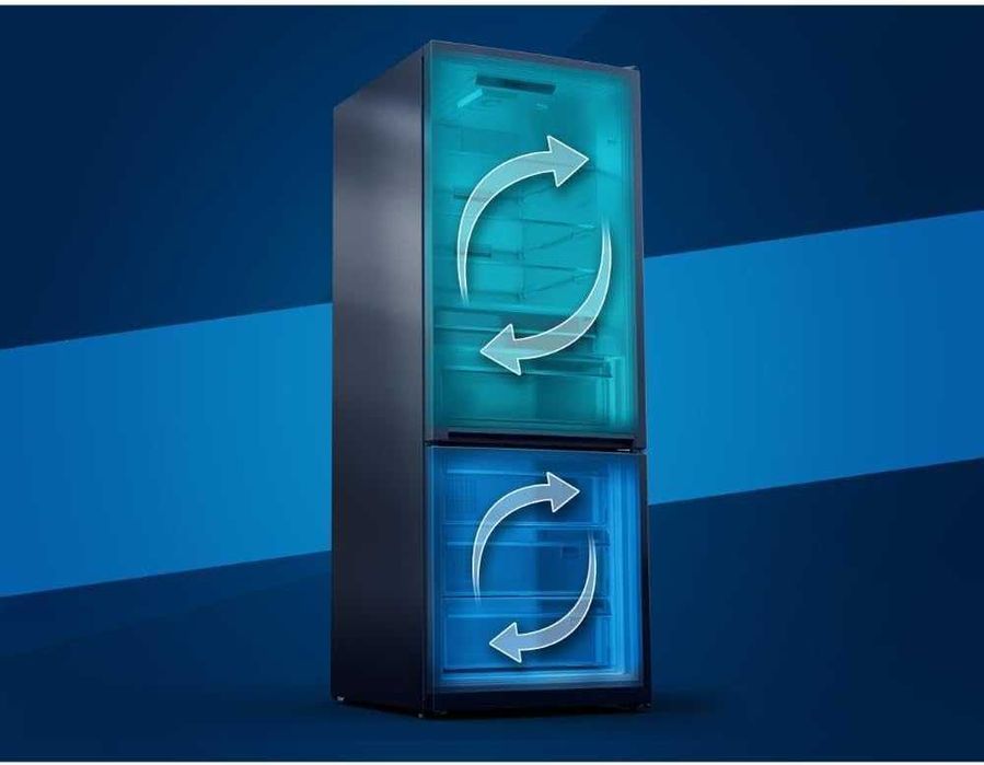 Нов хладилник с фризер за вграждане Беко/Beko BCNA306E42SN 193 см