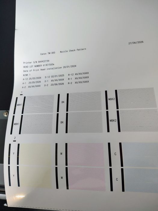 Plotter Canon TM 300 cartușe refill