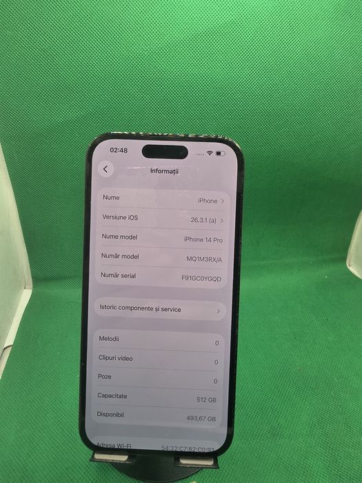 Iphone 14 Pro 512GB•Bateria 77%•Amanet Lazar Crangasi •56275