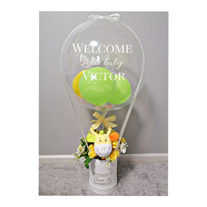 Луксозни кутии с цветя и балони