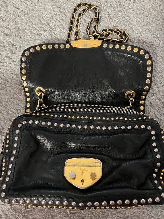 Чанта естествена кожа PRADA оригинал