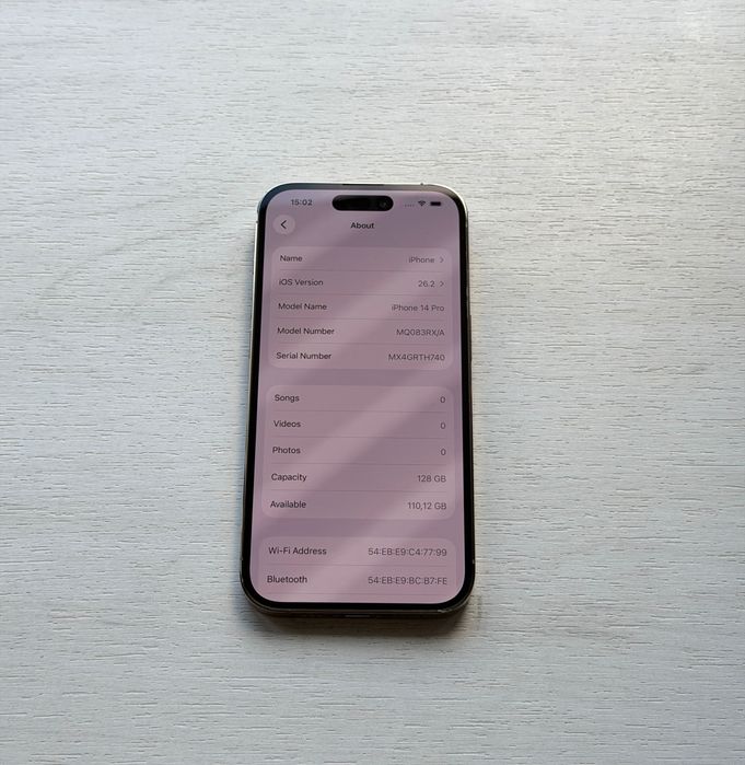 iPhone 14 Pro 128 Gb Gold 100% Батерия
