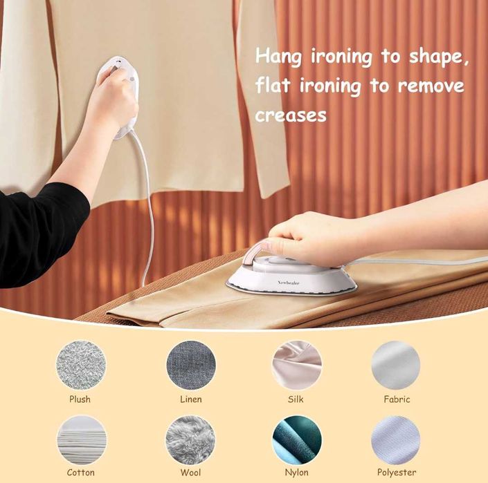 Мини ютия с двойно напрежение - 220V/120V перфектна за пътуване