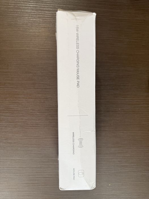 Mousepad gaming cu iluminare RGB și încărcare wireless, negru