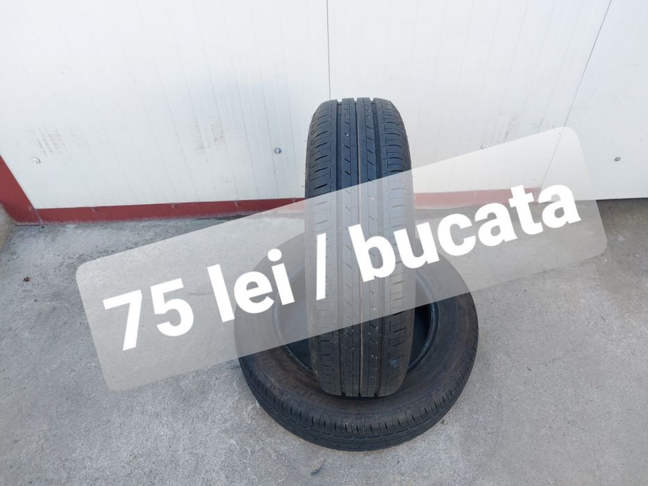 75 lei bucata! Doua anvelope de vara 175 65 15 Bridgestone ! 7 mm