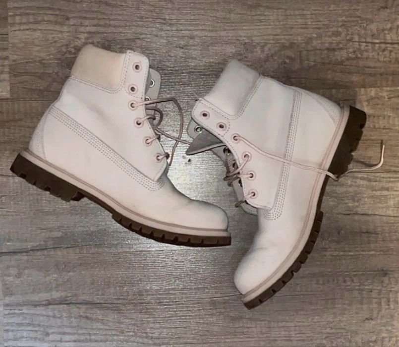 Timberland 6 inch boots - roz deschis