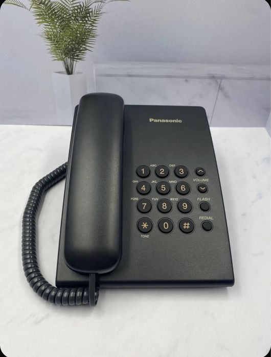 Проводной телефон Panasonic KX-TS500 черный
