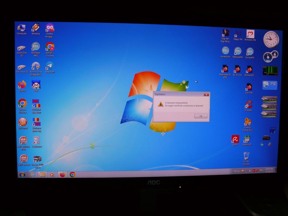 Monitor LED AOC I2276VW (22''/ 5ms), impecabil