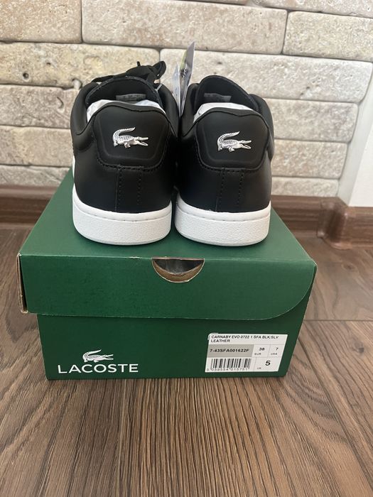 Черни кецове Lacoste 38 размер