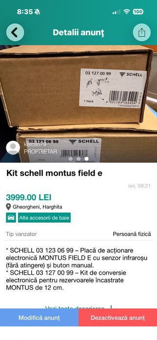 Kit SCHELL Montus Field E