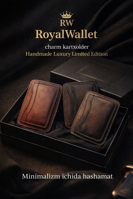 Premium Charm Kartxolder – Qo‘l Ishlab Chiqarilgan