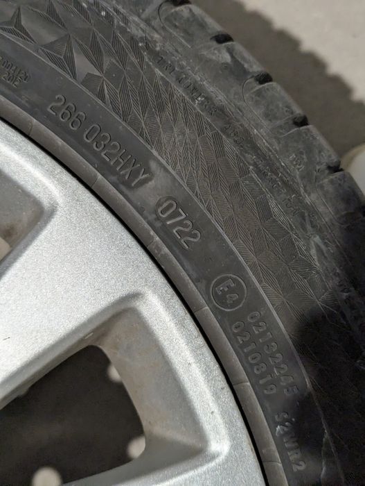 Джанти с гуми 245/45/R18 Continental UltraContact за Opel