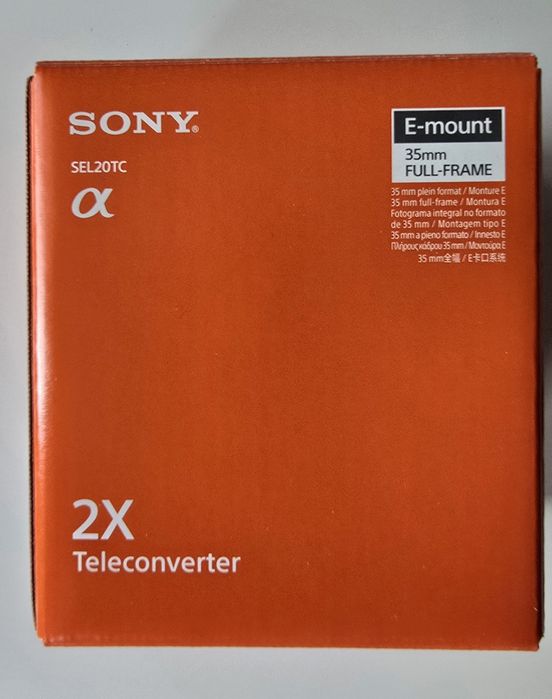 Комплект телеконверторите Sony SEL14TC и Sony SEL20TC teleconverter