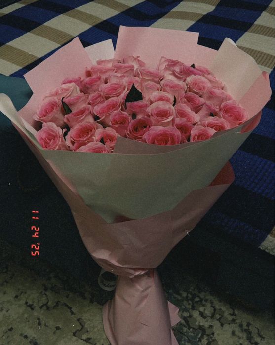 Свежые цветы 51шт