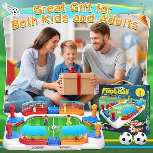 Нова Детска футболна игра маса с фигурки звънец резултат стадион и табло за деца идеален подарък