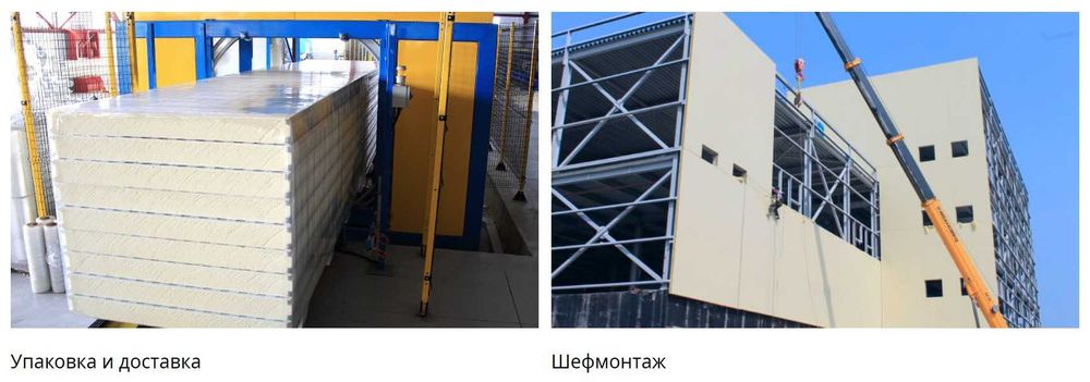 Сэндвич панель (Сенвич/Senvich). Производитель. Доставка. Установка.