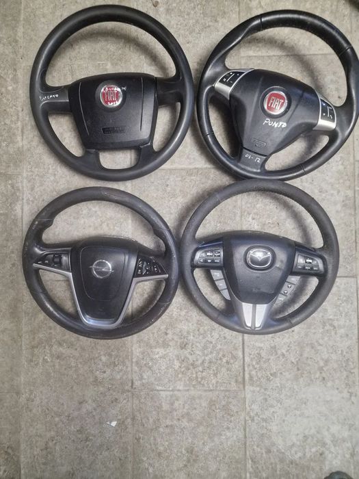 Volan piele cu comenzi si airbag Fiat Punto,Ducato, Opel Insignia A,Ma