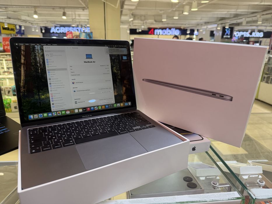 Макбук aire M1 8/256 gb 5 цикл