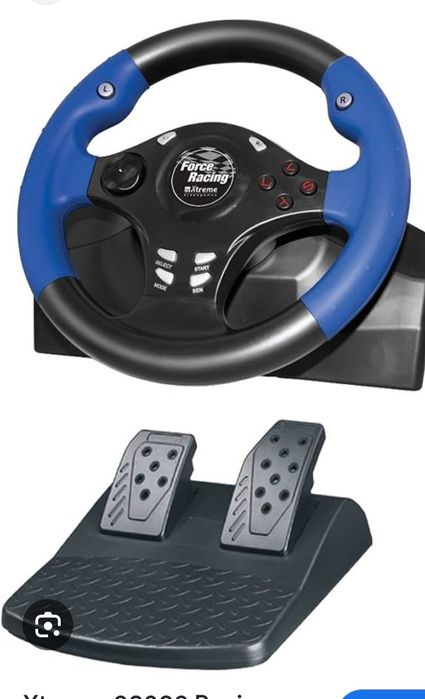 Set volan și pedale pentru ps2