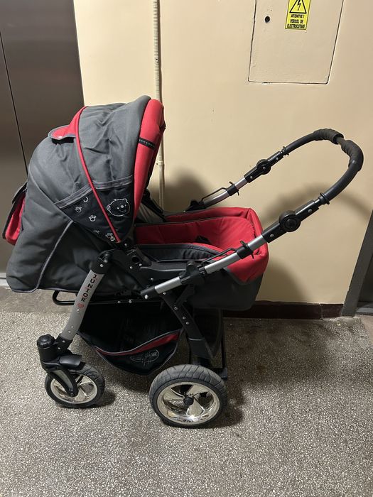 Cărucior 3 în 1 Baby Merc – stare  bună, complet