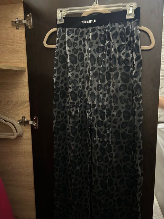 Леопардов панталон сатен