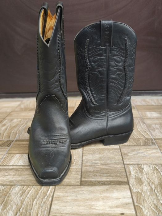 Казаки натуральная кожа