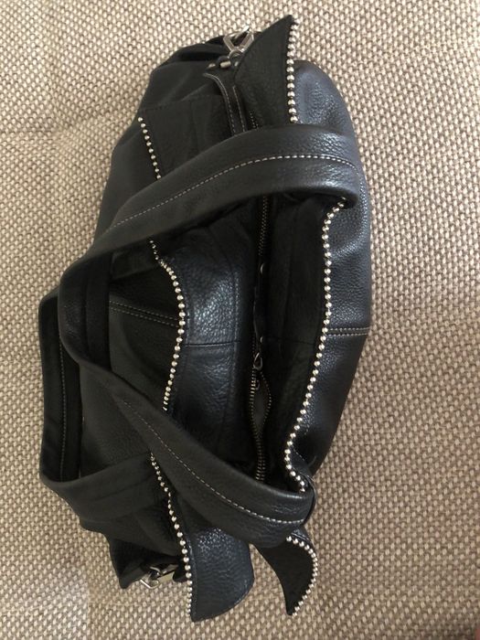 Сумка кожа чёрная