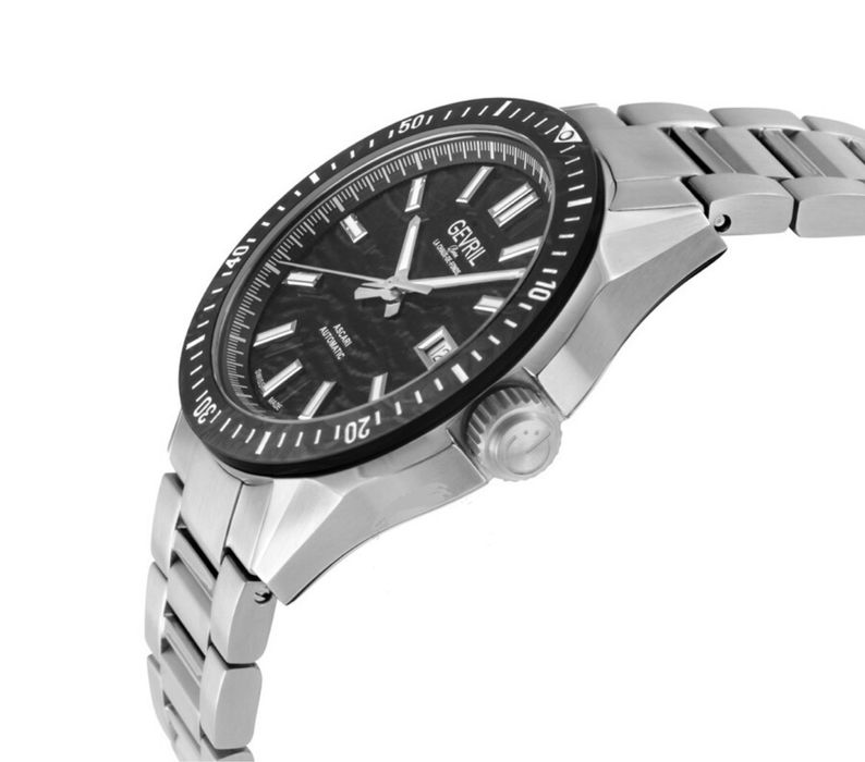 Швейцарские часы Gevril, механика с автоподзаводом.