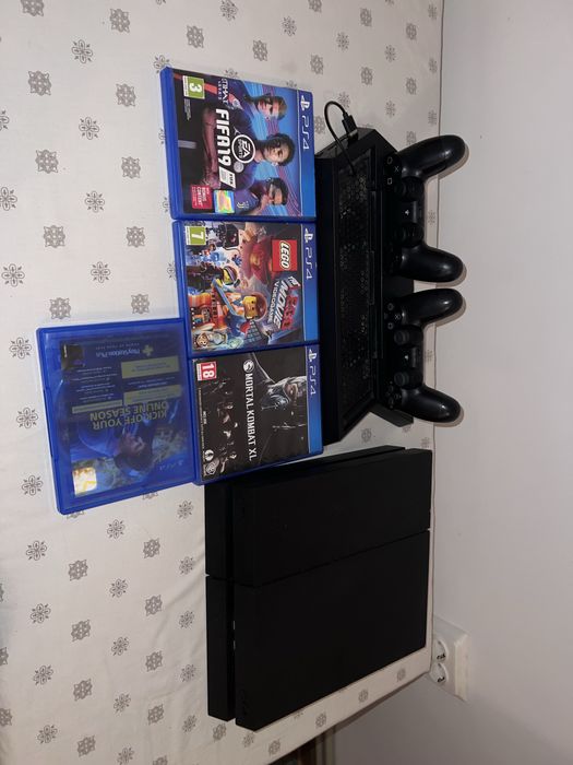 Ps4+2 Manete+statie+jocuri