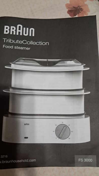 пароварки Braun TributeCollection FS 3000.