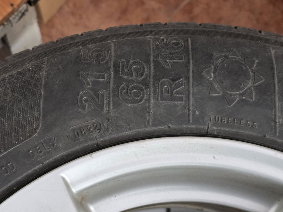 Лети джанти с летни гуми 16" 5х114.3