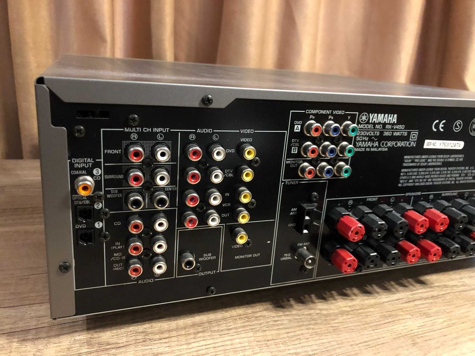 Yamaha RX-V450 reciver 6.1 cinema DSP digital, dts, dolby, pro logic