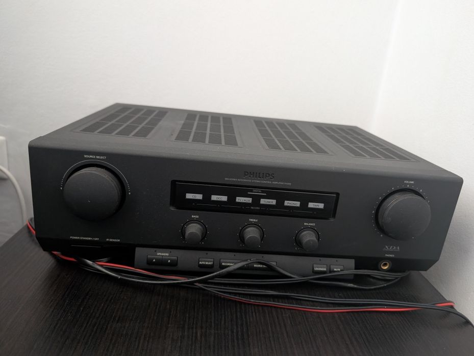Sistem Audio Vintage: Boxe SABA Ultra HiFi Box 600 + Amplificator Philips