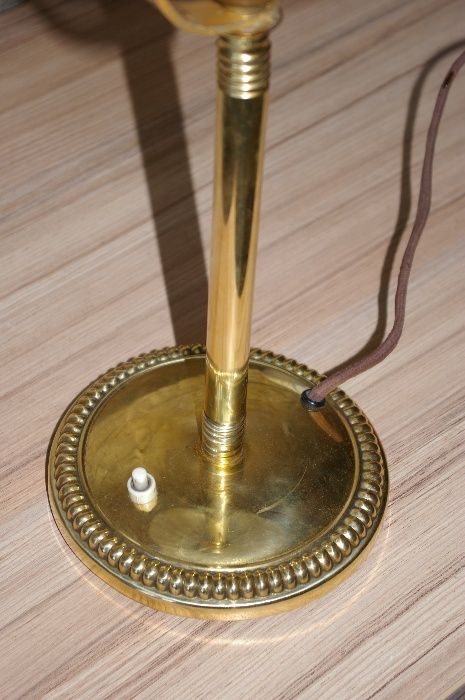 Vand lampa Art Deco din alama lustruita- deosebita