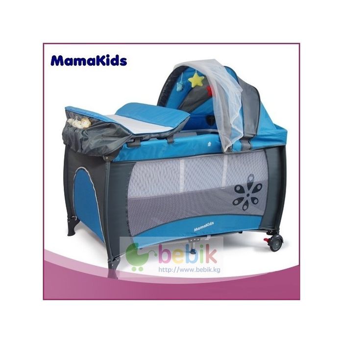Детская Кровать манеж, Манеж-кровать MamaKids krovat-manej, детская кр