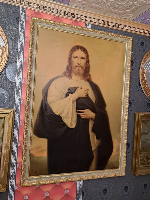 Tablouri vechi.  Pictura pe pânză, cânepă.