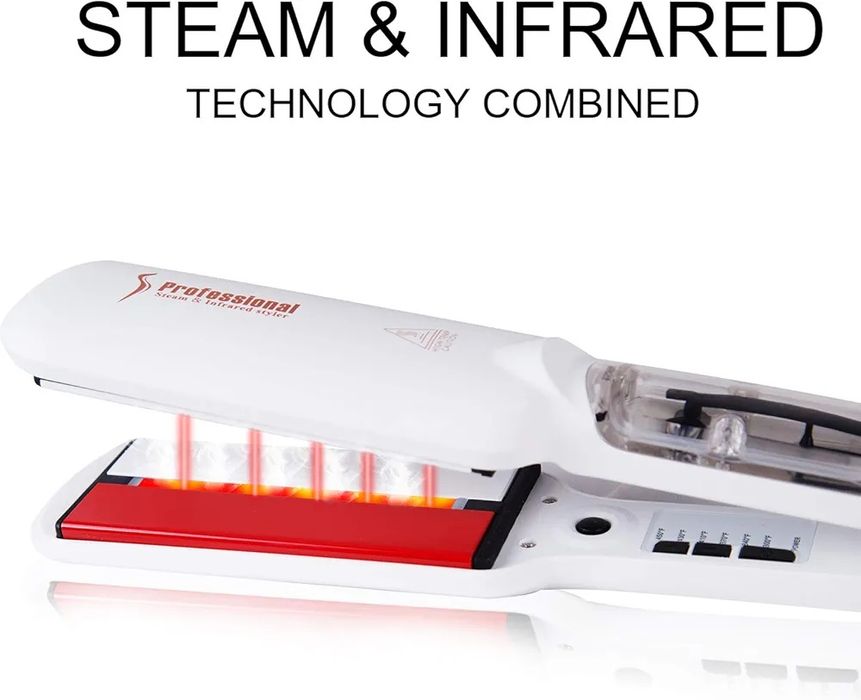 Професионална кератинова парна преса за коса с инфрачервена светлина