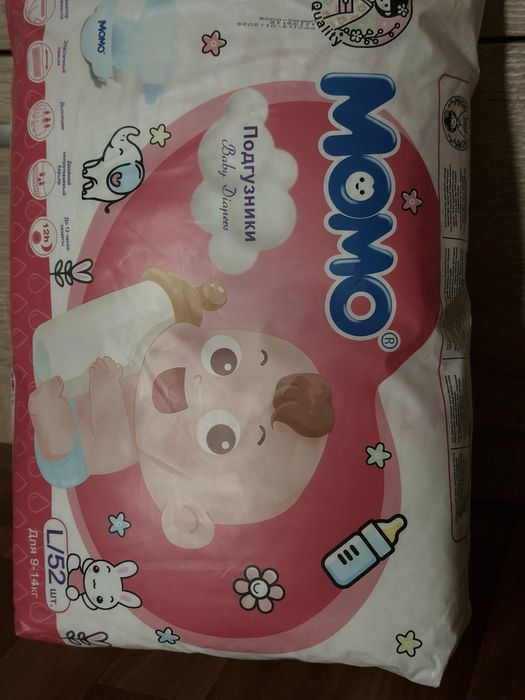 Momo подгузники L размер