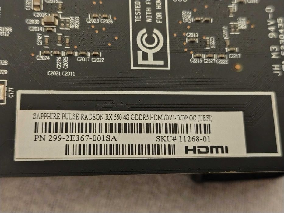 Placă video Saphire RX550