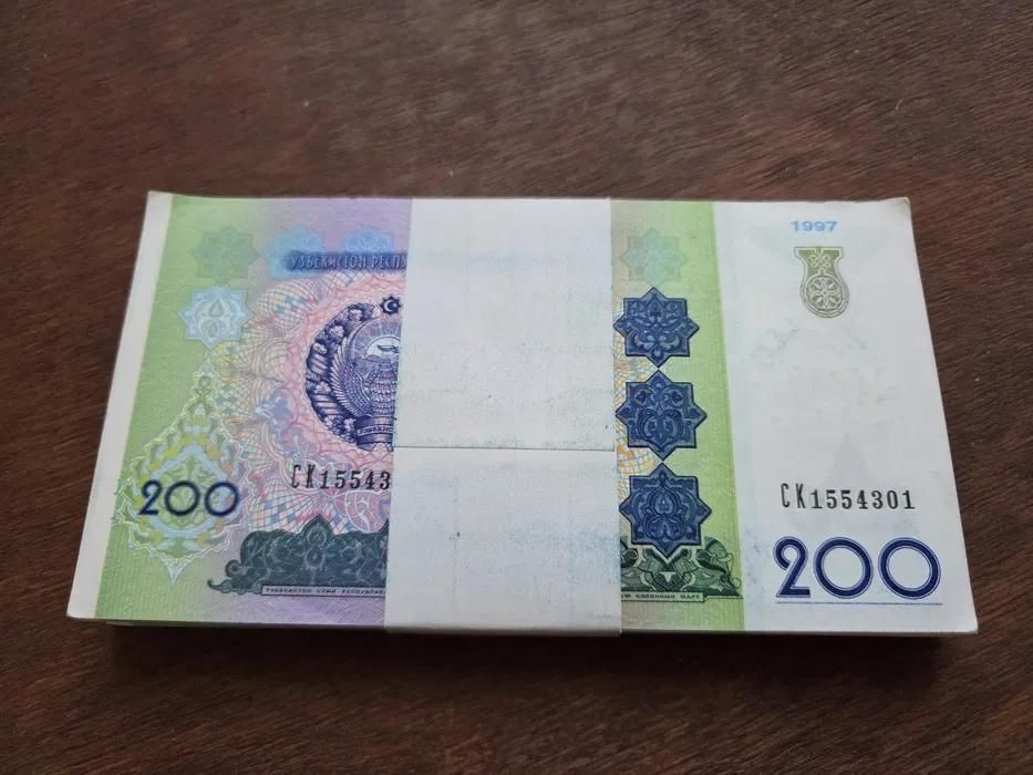 Янги почка 200 сумлик пуллар